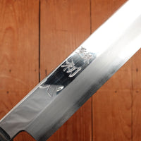 Hatsukokoro Nakagawa 330mm Sakimaru Yanagi Ginsanko Kyomen Ebony Black Buffalo Horn Handle