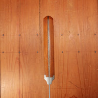 Unmarked 10" Scimitar Carbon Steel Cast Pewter Guard USA 1930-60s