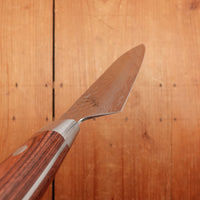 Hitohira HG 185mm Santoku Stainless Tsuchime Damascus Western Handle