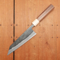 Hitohira TD 170mm Bunka Stainless Clad Aogami 2 Kurouchi Walnut Handle