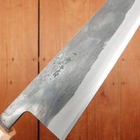Hitohira TD 170mm Bunka Stainless Clad Aogami 2 Kurouchi Walnut Handle