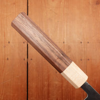 Hitohira TD 170mm Bunka Stainless Clad Aogami 2 Kurouchi Walnut Handle