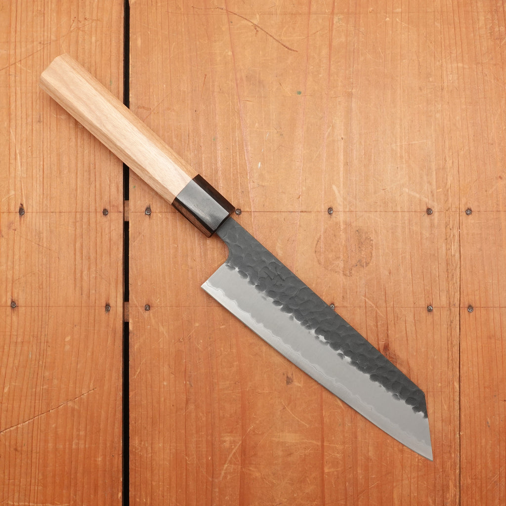 Hitohira Futana SB 170mm Bunka Aogami Super Kurouchi Tsuchime Cherry W hitohira-futana-sb-170mm-bunka-aogami-super-kurouchi-tsuchime-cherry-w