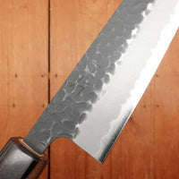 Hitohira Futana SB 170mm Bunka Aogami Super Kurouchi Tsuchime Cherry Wood