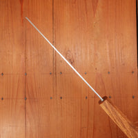 Sakai Kikumori 165mm Nakiri VG10 Tsuchime Oakwood Handle