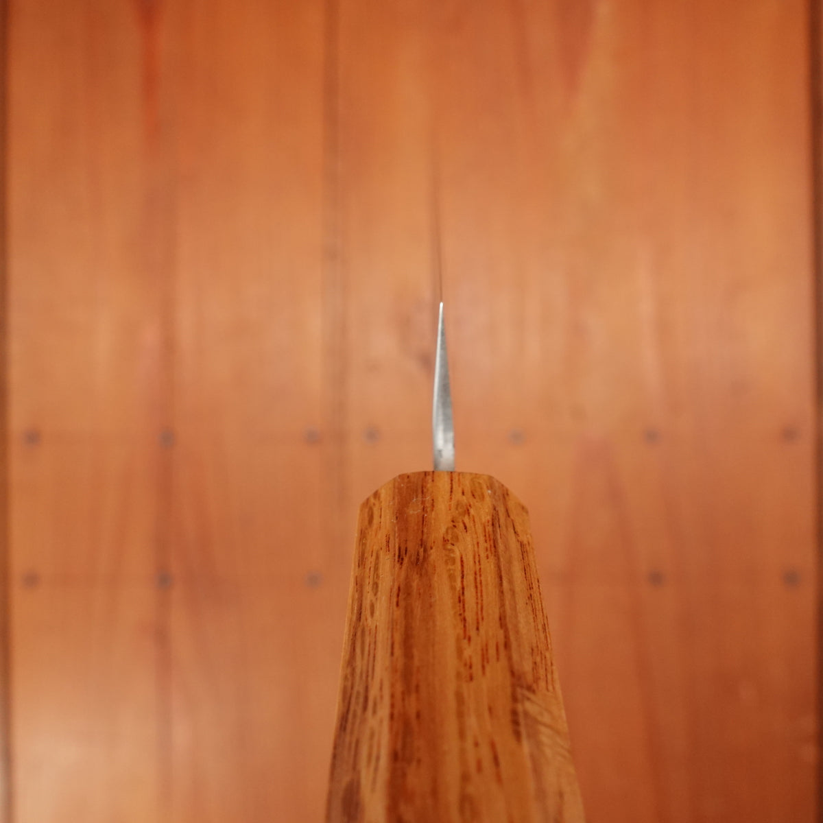 Sakai Kikumori 135mm Petty VG10 Tsuchime Oakwood Handle