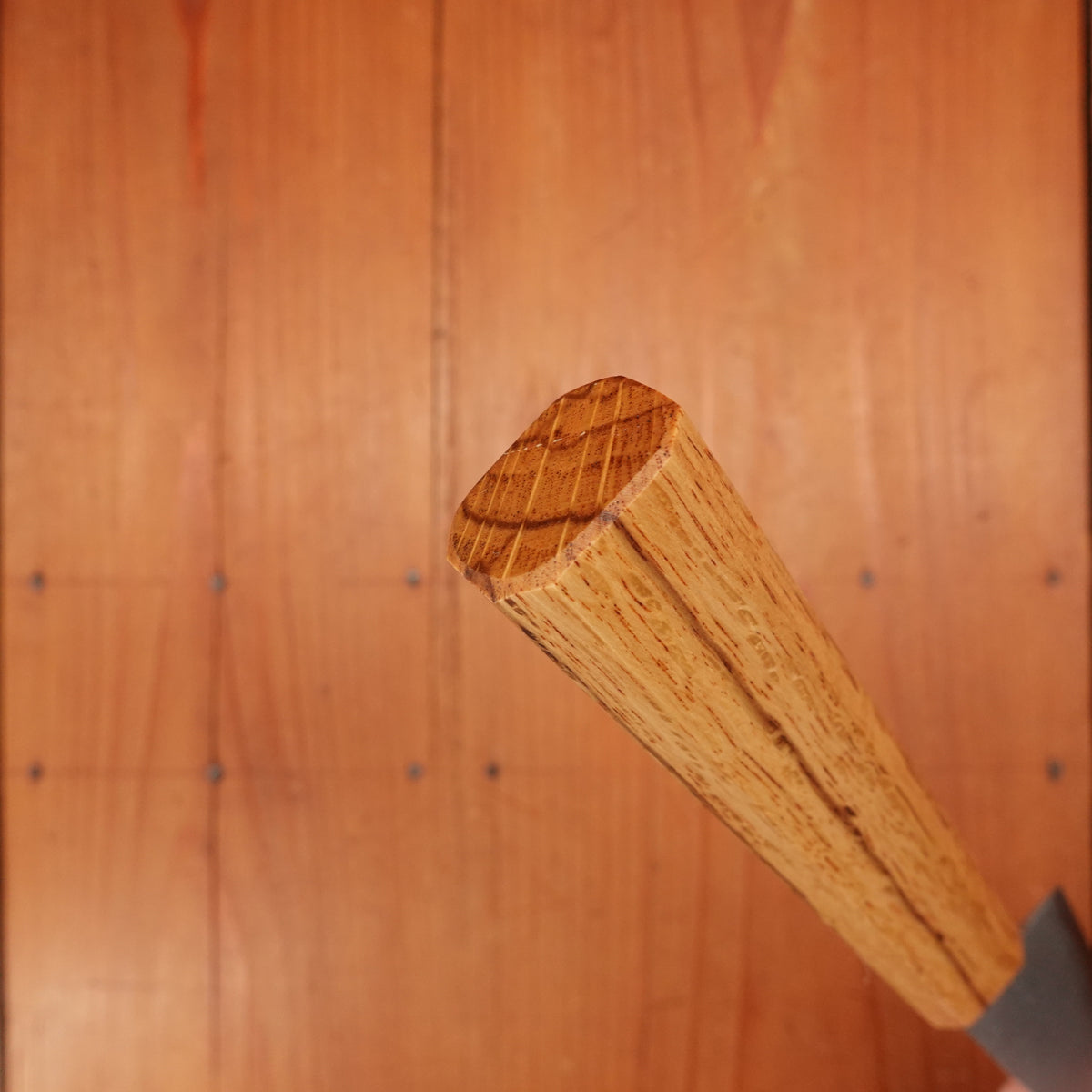 Sakai Kikumori 135mm Petty VG10 Tsuchime Oakwood Handle
