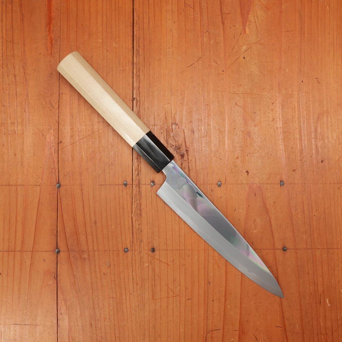 Sakai Kikumori Choyo 150mm Petty Aogami 1 with Saya