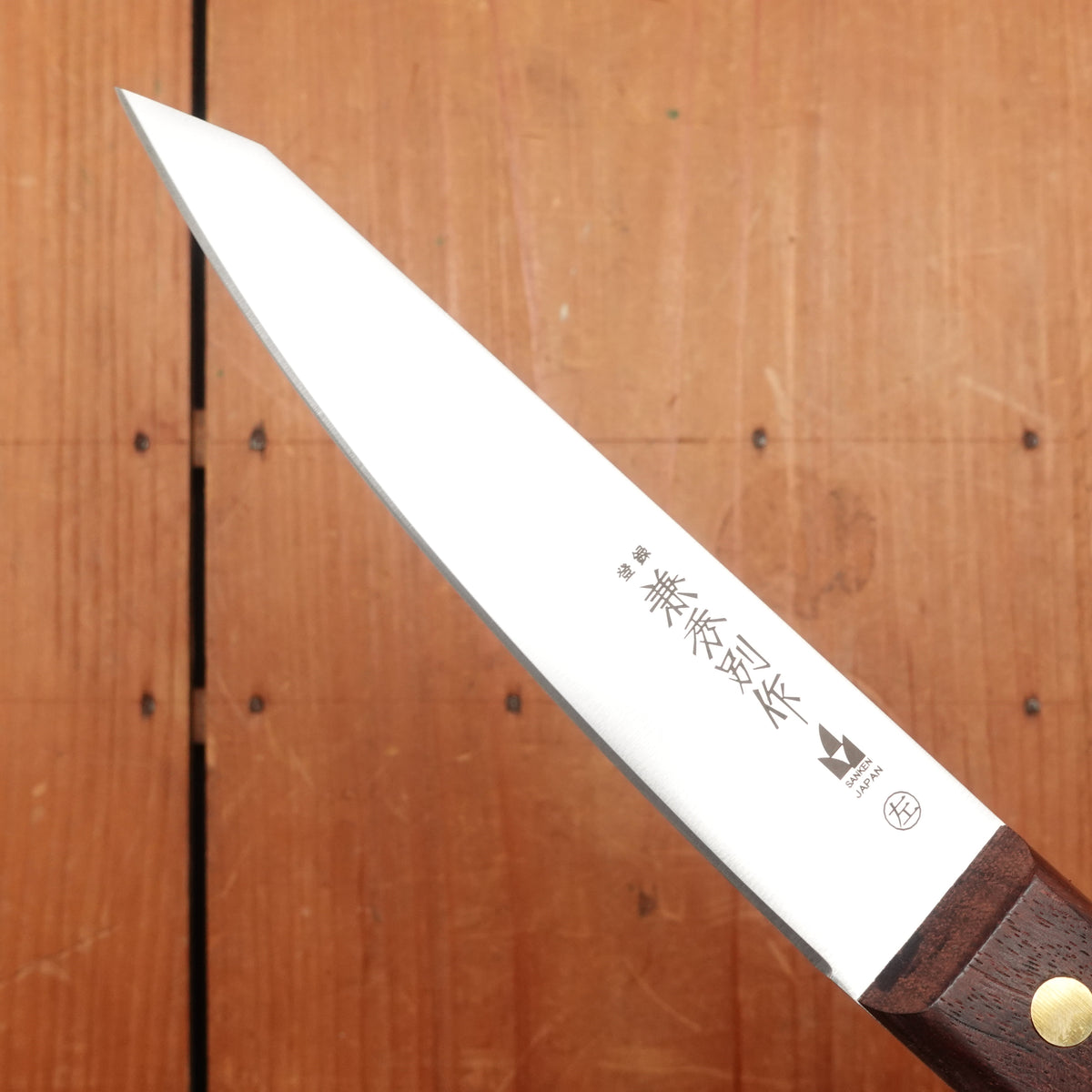 Kanehide 150mm Honesuki Maru Semi Stainless Japanese Butcher Knife - LEFTY