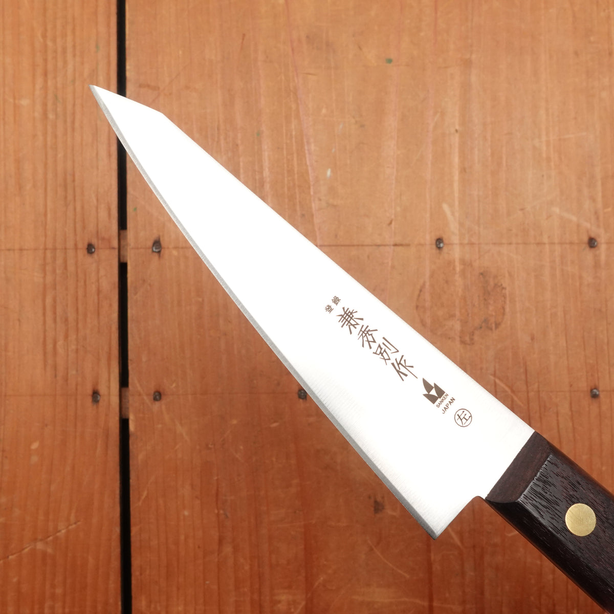 Kanehide 150mm Honesuki Kaku Semi-Stainless Japanese Butcher Knife - LEFTY
