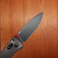 Benchmade 535BK-4 Bugout Drop Point M390 AXIS Lock Gray Aluminum Handle