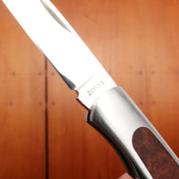 MOKI Kita Kitsume Folding Knife Linen Quince Handle