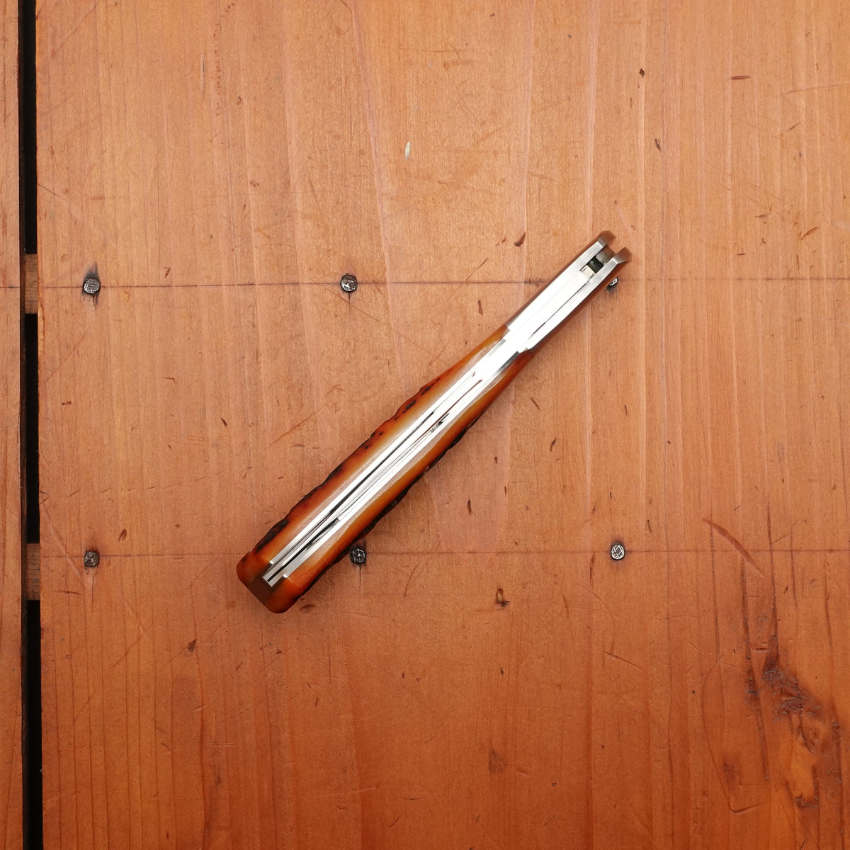 MOKI Kronos Folding Knife Stag Handle