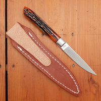 MOKI Trout & Bird Fixed Blade Jigged Bone Handle