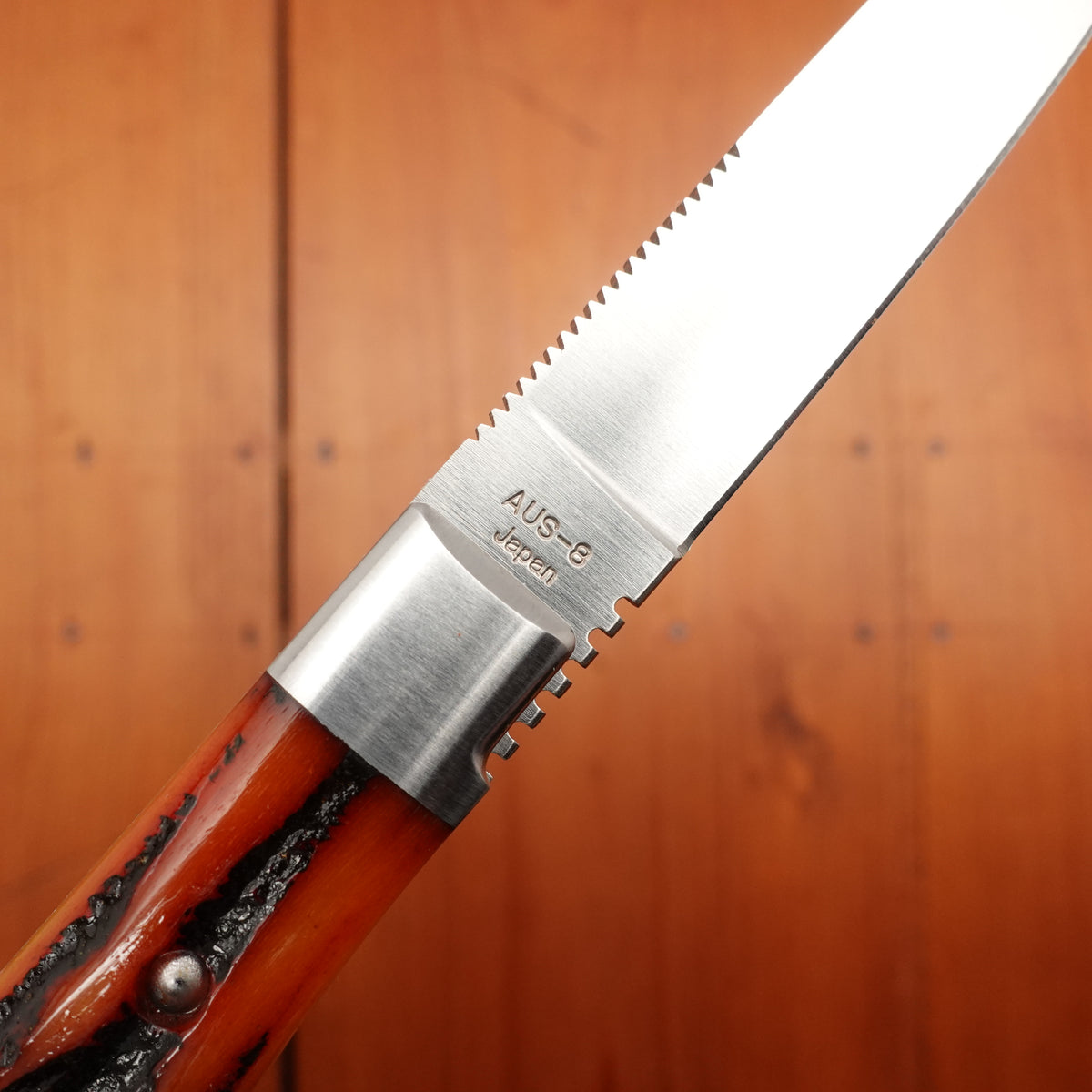 MOKI Trout & Bird Fixed Blade Jigged Bone Handle