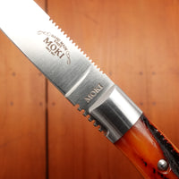 MOKI Trout & Bird Fixed Blade Jigged Bone Handle