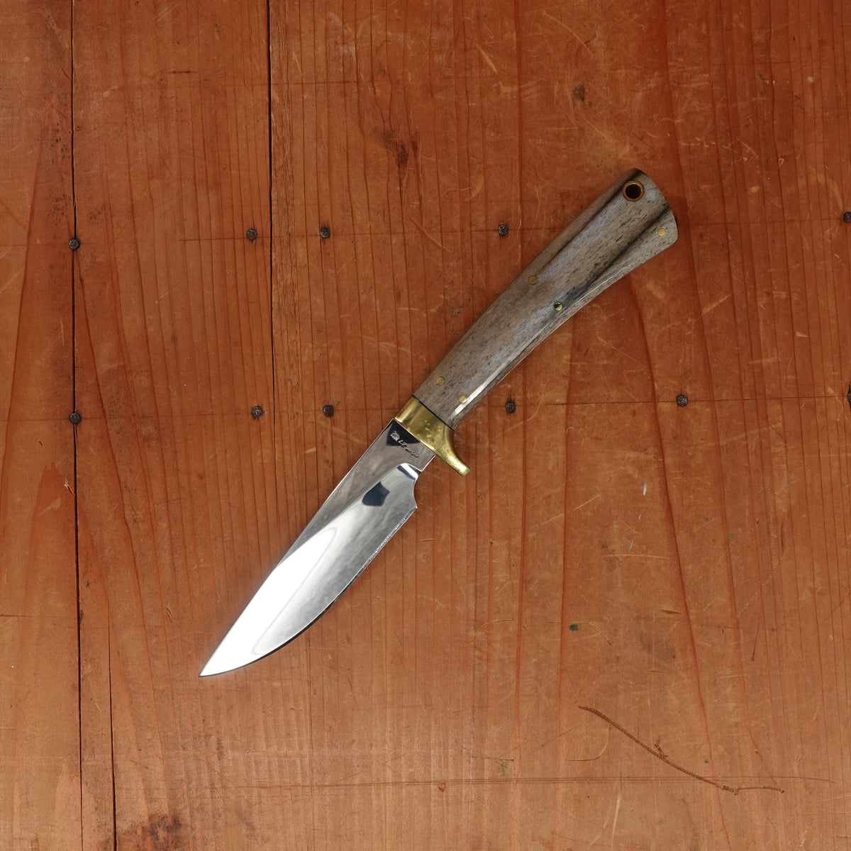 L.T. Wright White Tail Classic 4.25" Stainless Brass Bone ~2005 Made By L.T.