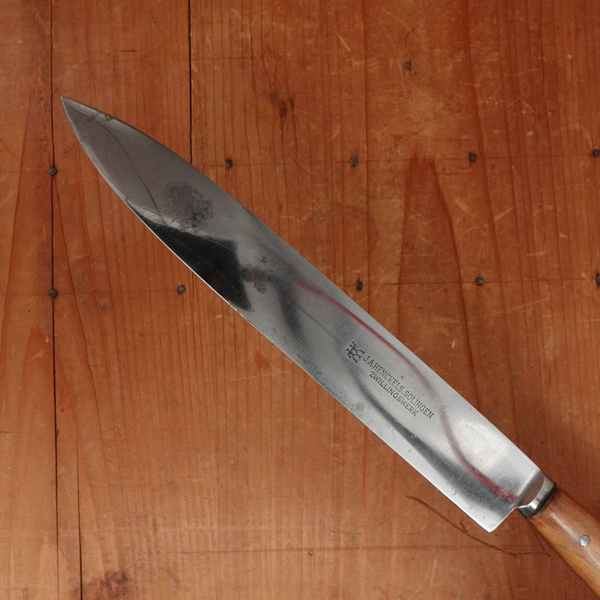 Vintage J A Henckels 7.25" Slicer / Kitchen Knife Carbon Cherry 1850-1930?