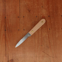 New Old Stock 3.25" Paring Knife Stainless Beechwood Japan 1960-80