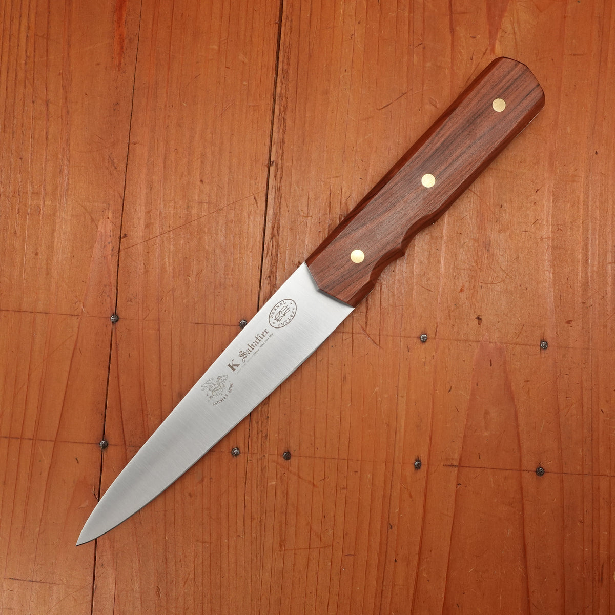 K Sabatier x Bernal Cutlery x Butcher's Guide INVICTUS Special 6.5" Butcher Knife Carbon Steel Palissander
