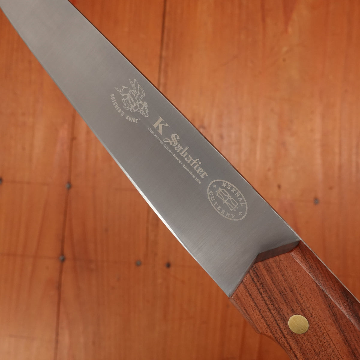 K Sabatier x Bernal Cutlery x Butcher's Guide INVICTUS Special 6.5" Butcher Knife Carbon Steel Palissander