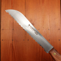 Friedr Herder 8” Serrated Boscher Knife Carbon Walnut
