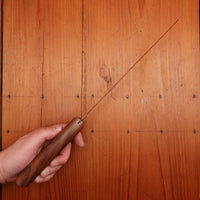 Friedr Herder 8” Serrated Boscher Knife Carbon Walnut