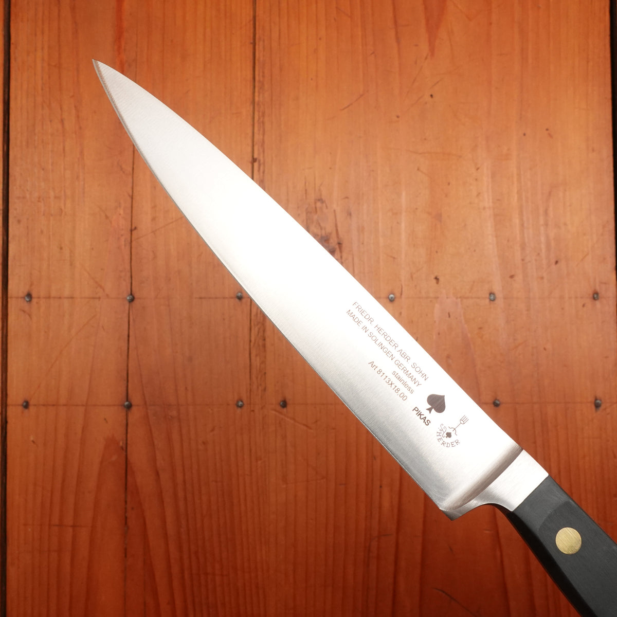 Friedr Herder Pikas 7” Flexible Fillet Slicer Forged Stainless POM
