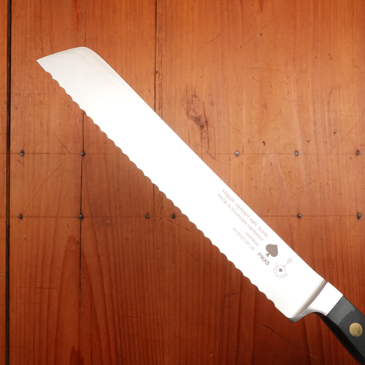 Friedr Herder Pikas 8” Bread Knife Forged Stainless POM