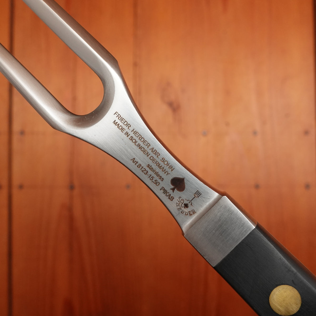 Friedr Herder Pikas 5” Bayonet Fork Forged Stainless POM