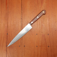 New Old Stock 15cm / 6" Utility Knife Carbon Steel Rosewood Thiers, France 1960-90s