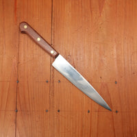 New Old Stock 15cm / 6" Utility Knife Carbon Steel Rosewood Thiers, France 1960-90s