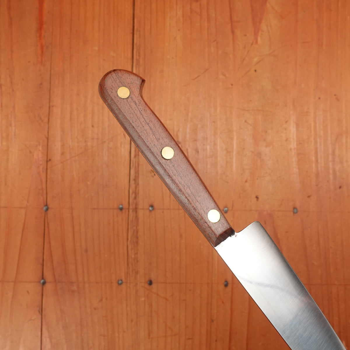 New Old Stock 15cm / 6" Utility Knife Carbon Steel Rosewood Thiers, France 1960-90s