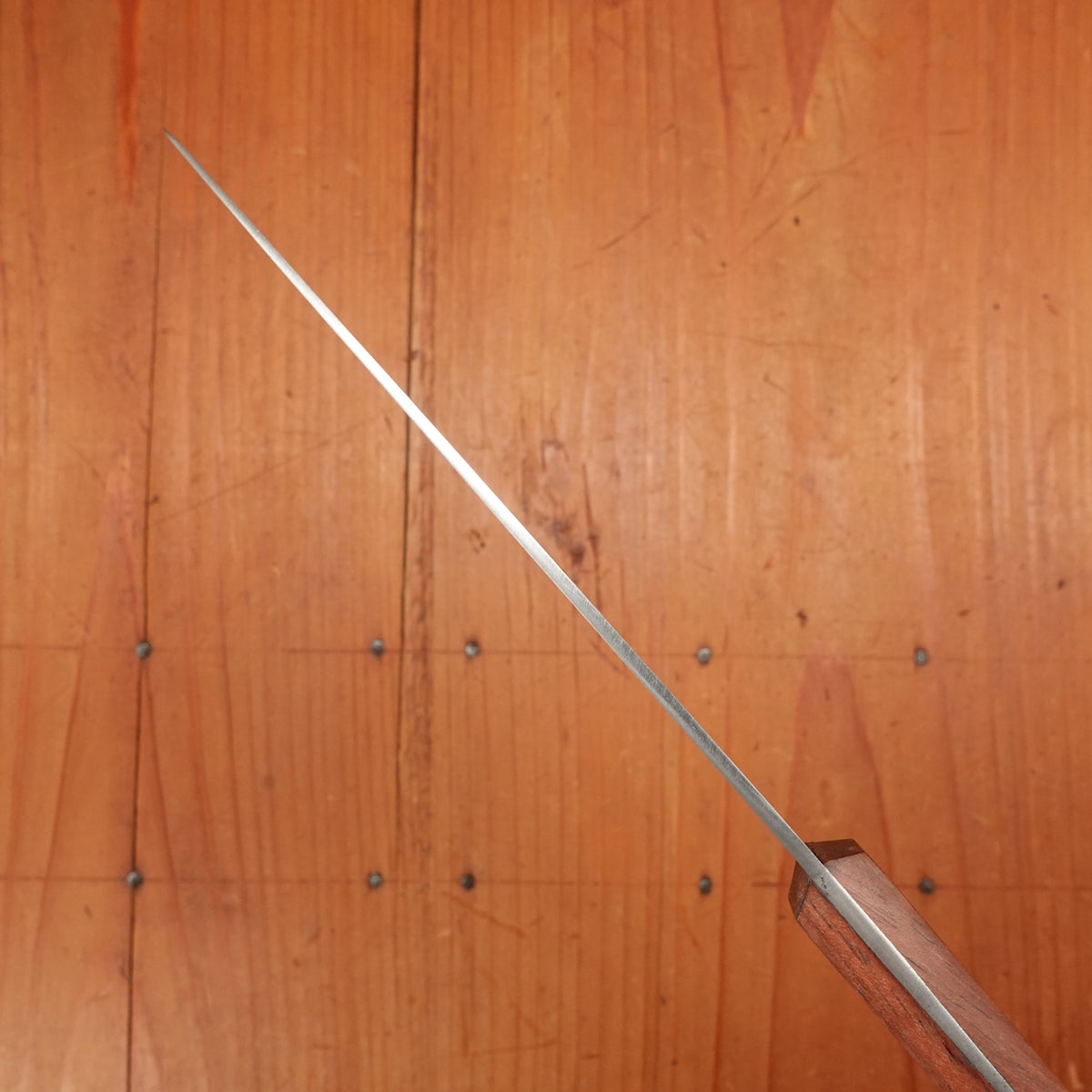 New Vintage 14cm 5.5" Plate-Semelle Office Knife Hand Forged Carbon 3 Rosette Rosewood 1950-60