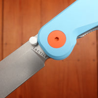 Tactile GT Rockwall Thumbstud Tanto MagnaCut Liner Lock Cerakote Titanium Handle