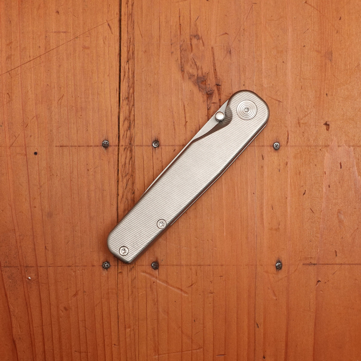 Tactile Rockwall Thumbstud Drop Point MagnaCut Liner Lock Titanium Handle