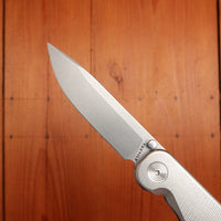 Tactile Rockwall Thumbstud Drop Point MagnaCut Liner Lock Titanium Handle