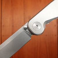 Tactile Rockwall Thumbstud Drop Point MagnaCut Liner Lock Titanium Handle