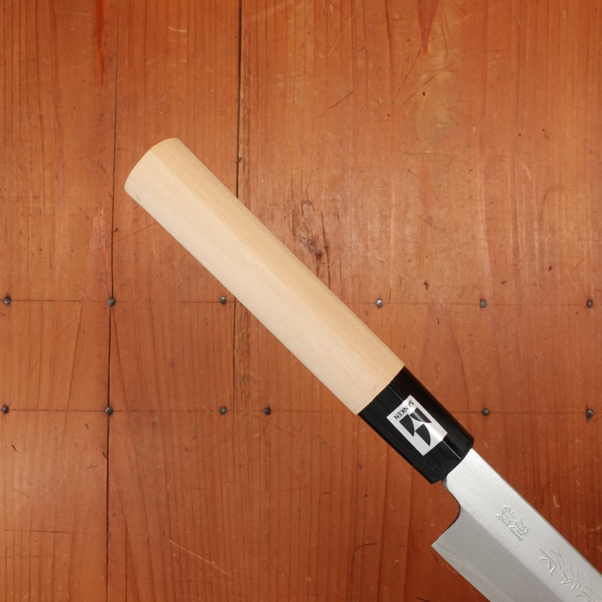 New Old Stock Kanehide 180mm Yanagi Shirogami 3 Poplar Handle