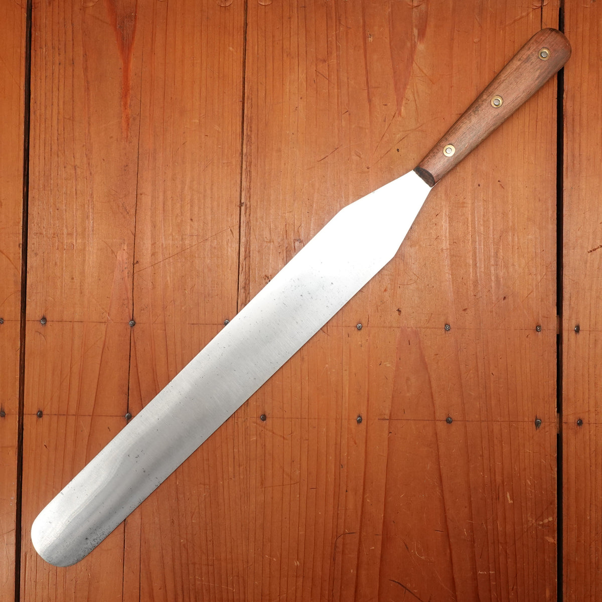 New Old Stock Au Nain 33cm / 13" Spatula Forged Carbon Steel St Remy, France 1950-60s