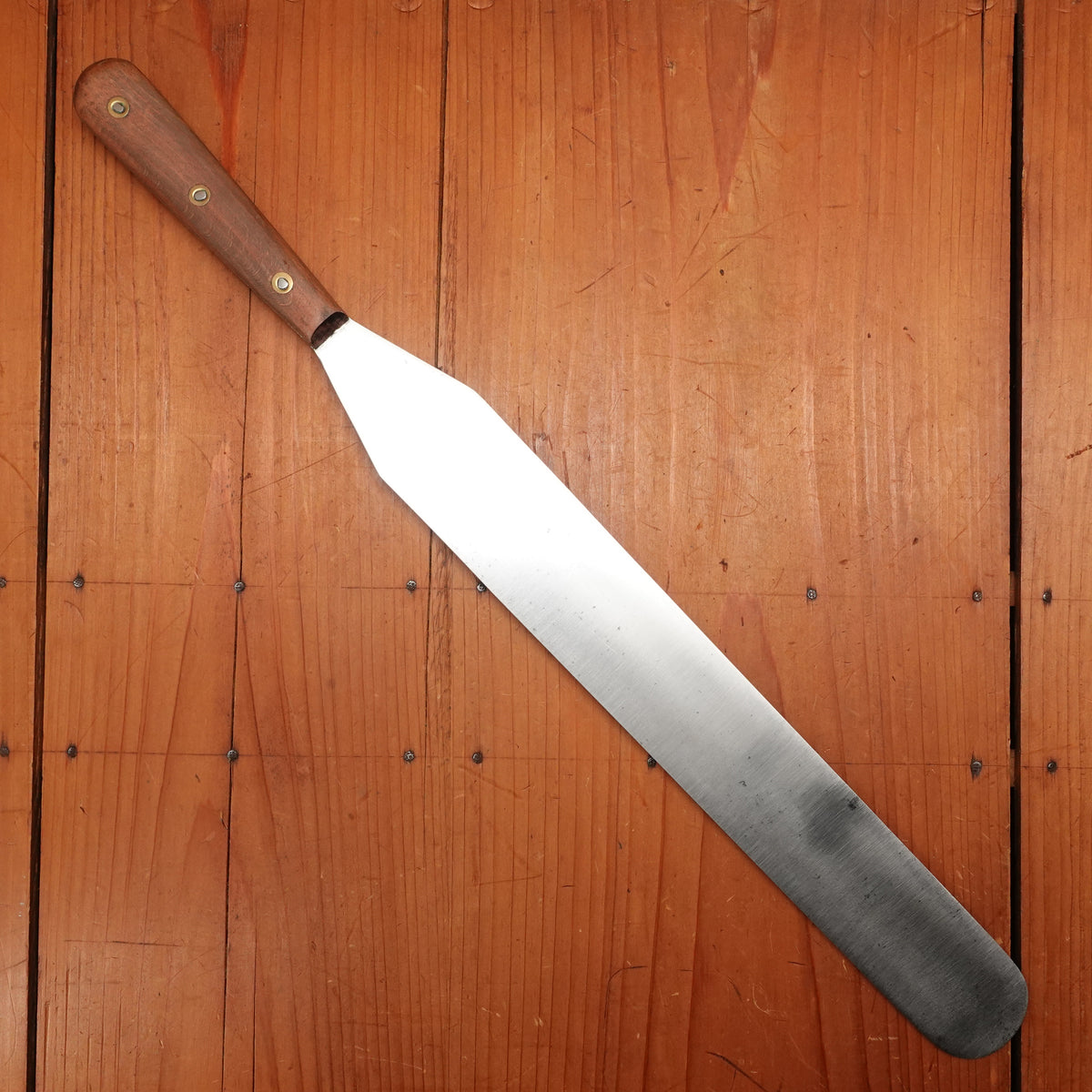 New Old Stock Au Nain 33cm / 13" Spatula Forged Carbon Steel St Remy, France 1950-60s