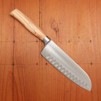 Friedr Herder Madera 6" Santoku Forged Stainless Olive 1/2 Bolster