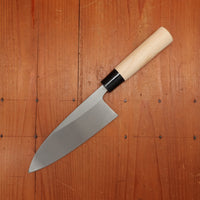 New Old Stock Kanehide 165mm Deba Shirogami 3 Poplar Handle