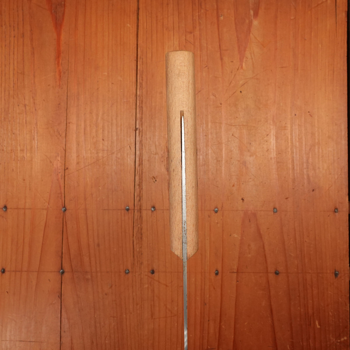 New Old Stock Au Nain 9.5" Semi-Flex Slicer Carbon Rosette Beechwood St. Remy, Thiers, France 1950-70