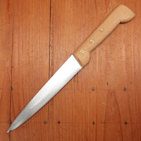New Old Stock 6.75" Semi-Flex Slicer Carbon Rosette Beech 1950-70