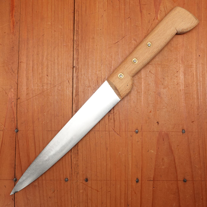New Old Stock 6.75" Semi-Flex Slicer Carbon Rosette Beech 1950-70