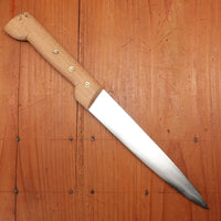 New Old Stock 6.75" Semi-Flex Slicer Carbon Rosette Beech 1950-70