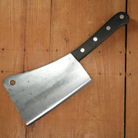 J A Henckels 8" Cleaver Model 12-8" Carbon Steel Solingen, Germany 1950s