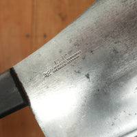 J A Henckels 8" Cleaver Model 12-8" Carbon Steel Solingen, Germany 1950s