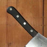 J A Henckels 8" Cleaver Model 12-8" Carbon Steel Solingen, Germany 1950s